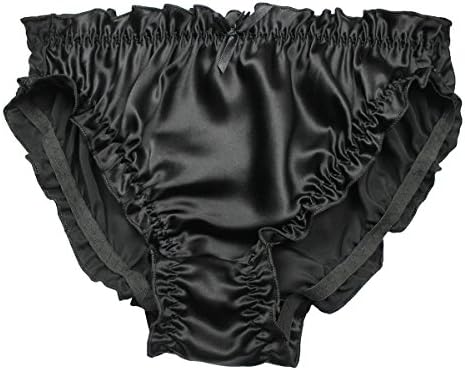 LSHARON SILK Women's Sexy 100% Mulberry Silk Briefs Lingerie Gymnastics Thong Ballet Underwear Panties