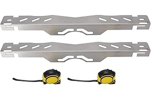 2 Pack Heavy Duty Toe Alignment Tool Plates with Measuring Tapes, Wheel Alignment Tool Plate for Various Vehicles, Hanging Ho