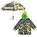 Nickelodeon Boys' Little Kids Umbrella and Slicker, TMNT Toddler Rain Wear Set, for Ages 2-3, Medium, Age 4-5