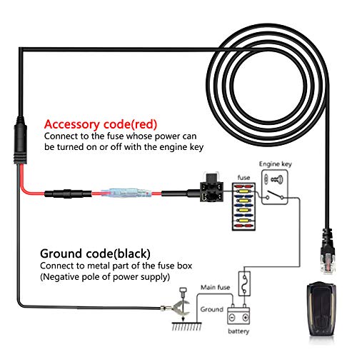 Radar Detector Hardwire Kit,Direct Wire Wiring kit for Escort Valentine