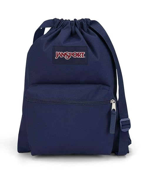 JANSPORT DRAWSACK Small Backpack, Navy (Blue)