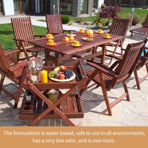 Furniture Clinic Wood Stain NonToxic Wood Stain for Indoor & Outdoor