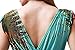 Wantdo Women's Maxi Dress Floral Print V Neck Casual Long Skirt Plus Size