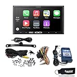 Alpine iLX-107 7 Inch Mech-less Receiver with Wireless Apple CarPlay, Backup Camera & Steering Wheel Control Interface