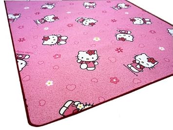 Spielteppich Hello Kitty Sanrio Katzen Teppich Kinderteppich Rosa