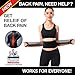 FOUMECH Back Brace Support Belt for Men and Women - Adjustable Lumbar Lower Back Support Massage Brace Self-Heating Magnetic Therapy Belt - Helps Relieve Lower Back Pain and Stress
