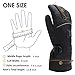 SVPRO Heated Gloves - Rechargeable Electric Gloves, Waterproof, 3 Levels Temperature Control for Skiing and Snowboarding