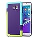 Note 5 Case, Galaxy Note 5 Case, BENTOBEN Ultra Slim Case Hybrid Dual Layer Shockproof Case [ Extra Front Raised Lip ] Soft TPU & Hard PC Bumper Protective Case Cover for Samsung Galaxy Note 5 Purple