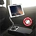 Macally 2-in-1 Tablet & Smartphone Car Cup Holder Mount with Flexible Neck for Apple Ipad Pro 10.5, Air, Mini, Samsung Galaxy Tab, iPhone Xs Max XR X 8 Plus & Any Device Up to 8