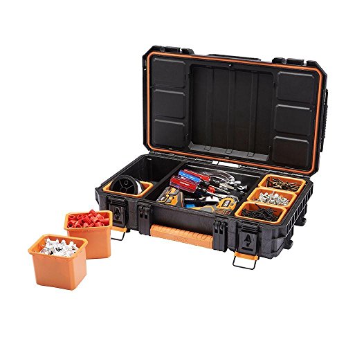 RIDGID Professional Tool Storage Pro Gear Cart, Organizer, Basket Box