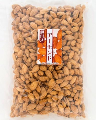 Amazon 殻付きアーモンド 1kg 有塩 ロースト アメリカ産 病みつきになる塩加減 株式会社ユアサ おつまみ 珍味 通販