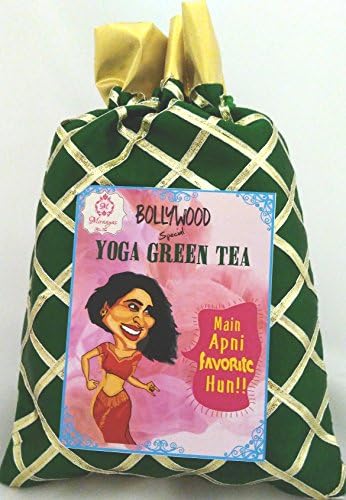 Bollywood Special Yoga Green Tea : by Miraayas Fine Tea | Finest Quality Single Estate Green Tea with Tulsi (Holi Basil), Cardamom, Clove, Black Pepper & Ginger |Garden Fresh Direct From The Himalayas