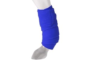 TOUGH 1 JTI Tough-1 Miniature Pony Royal Blue Show Sheep Goat Thick Fleece Deluxe Polo Leg Wraps Bandages