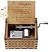 Engraved Music Box - You are My Sunshine, Gift for Daughter from Dad - You Are Stronger Than You Seem