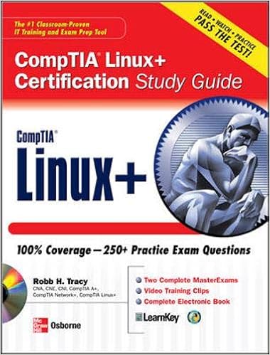 Comptia Linux Certification Study Guide Robb H Tracy Amazon Com Books