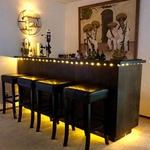 HAHOME Waterproof Fairy String Lights,33Ft 100 LEDs Indoor and Outdoor Starry Lights with Power Supply for Christmas Halloween Wedding and Party Decoration,Yellow