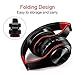 Bluetooth Headphones Over Ear, Nakeey Noise Cancelling Stereo Wireless Headset,Bluetooth 4.1 Wireless Headphone Headset with Microphone for PC/ Cell Phones/TV