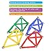 NUOLUX 103pcs Magnetic Building Blocks Magnetic Sticks for Kids(1.1x0.25 Inch)