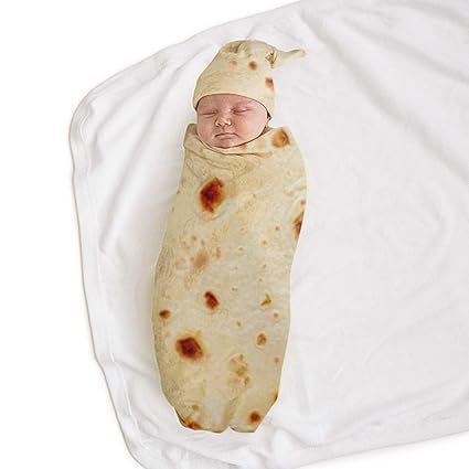 taco baby blanket