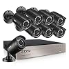 ZOSI H.265+ 8CH 5MP Lite Home Security Camera System Outdoor Indoor,5MP Lite CCTV DVR 8 Channel, 8pcs 1080P 1920TVL…