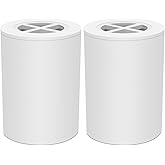 Muvxeznli（ A-01 ）Replacement Shower Filter Cartridge Compatible with Afina Filtered Shower Head,Water Softener Filter for Hard Water Reduce Chlorine and Harmful Substances（2Pack）