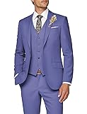 Wangyue Mens Suits 3 Piece Slim Fit Suits for Men