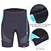 Beroy Womens Bike Shorts with 3D Gel Padded,CYCLING WOMEN'S SHORTS with MeshX-LargeDark Blue