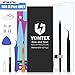 YONTEX Battery Model iP 6Plus - Brand New 0 Cycle - with Replacement Repair Tool Kits ,Instruction and Screen Protector [24-Month Warranty]