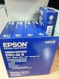 Genuine Epson Black Cartridge Black Dot Matrix 3000000 Characters 10-Pack (ERC-38B-10)
