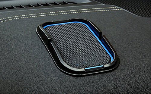 FMtoppeak Blue Car Styling Anti-slip Phone Holder Mat For Jeep Renegade/Cherokee /Grand Cherokee/ Patriot/Wrangler/Commander/Liberty with LOGO