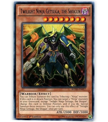 Amazon.com: Yu-Gi-Oh! - Twilight Ninja Jogen - SHVA-EN026 - Super Rare -  1st Edition