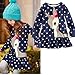 Kidstree(TM) Girl's Deer Pattern Long Sleeve Cotton Dress (4T)