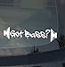 OwnTheAvenue X2 GOT Bass? JDM Audio Subwoofer Amp Decal Sticker Punch Kicker Sticker Fi 7.5"