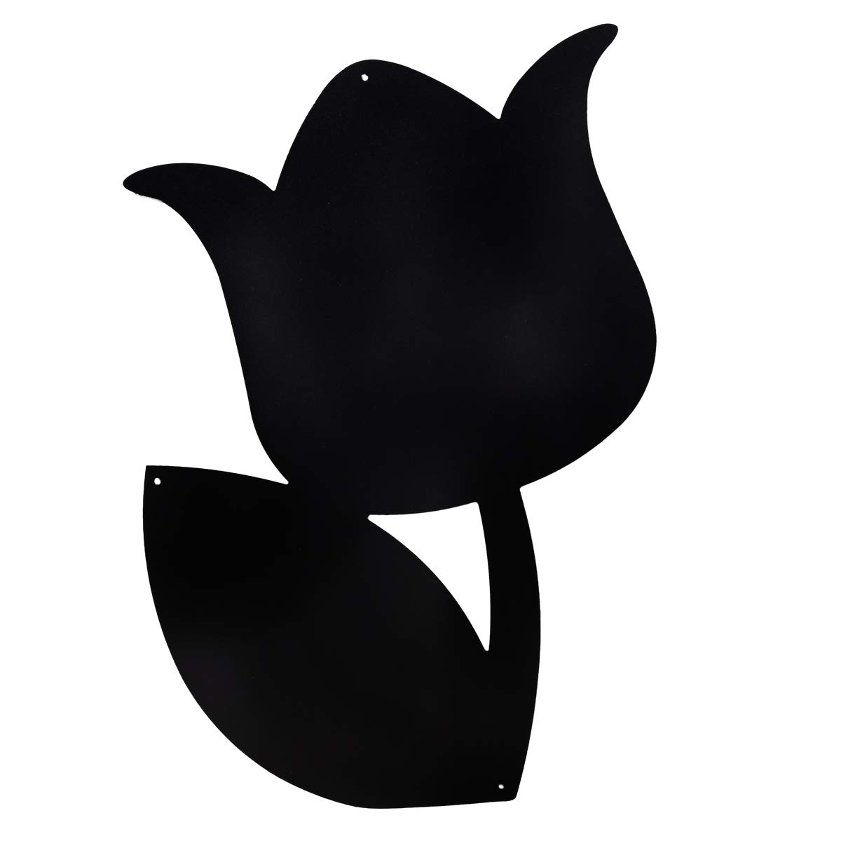 KalaMitica - Magnetic Board - Write and Wipe - Support for Magnets and Magnetic Containers - Organize and Decor Any Space of Your Home or Office - Wall Mounted - Tulip - Charcoal - 56x38x0.12 cm