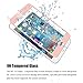 iPhone 6s Plus Screen Protector, Venoro [Full Coverage] Tempered Glass Screen Protector [Anti Fingerprint / Scratch] for iPhone 6 Plus and 6s Plus (Rose Gold)