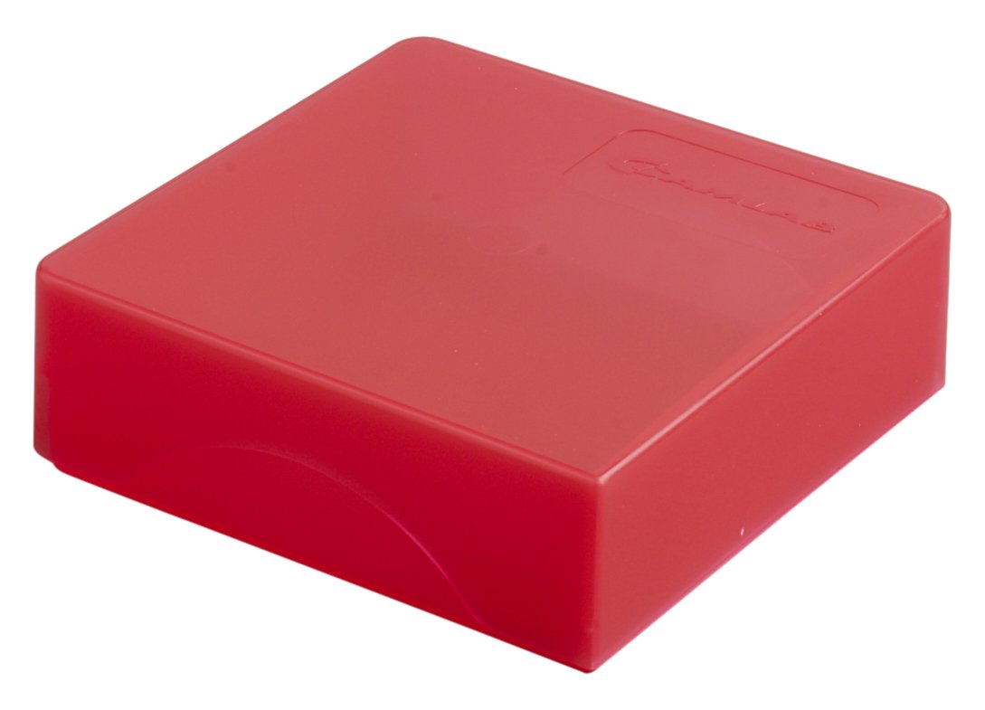 Camlab Plastics RTP/72700-R Storage Box, Polypropylene, Height Adjustable, Red (Pack of 5)