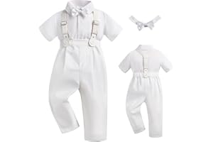 Booulfi Baptism Christening Outfits for Boys Birthday Outfit Baby Boy Gentleman Church Blessing Photoshoot Baby Boy Suits
