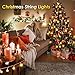 ALOVECO LED String Lights, 18ft 50 LED Waterproof Ball Lights with Remote, 8 Lighting Modes, Battery Powered Starry Fairy String Lights for Bedroom, Garden, Christmas Tree, Wedding, Party(Warm Color)