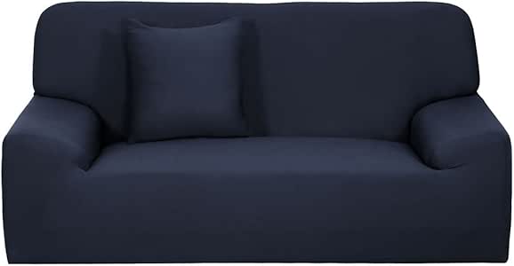 2 Seater Fuchsia Uxcell Stretch Sofa Cover Loveseat Couch Slipcover Stylish Furniture Protector With One Cushion Case Machine Washable Sofa Slipcovers