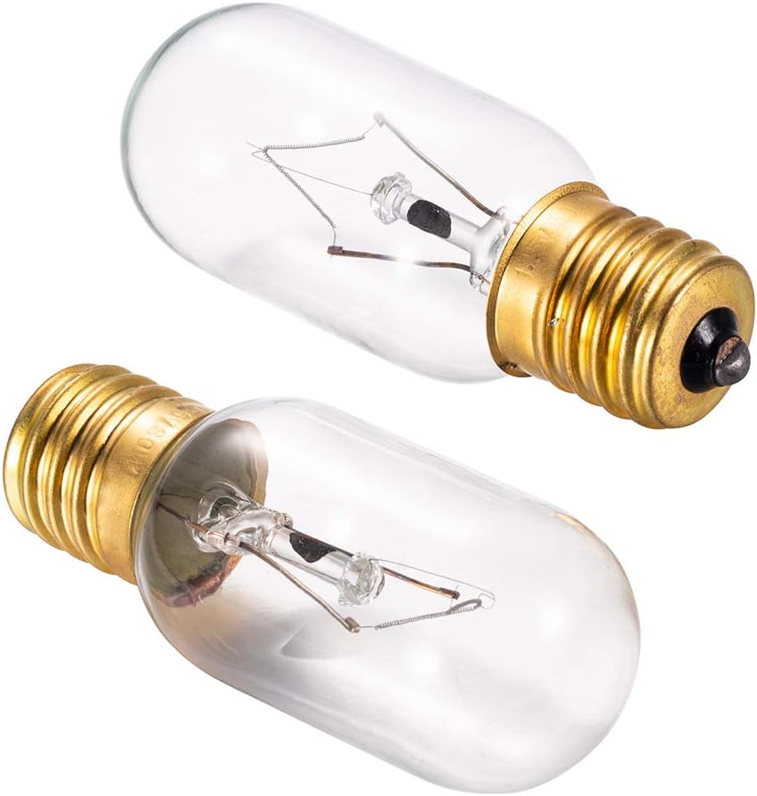 Light Bulb Fits for LG Microwave Oven - Microwave Light Bulb for LG Frigidaire Kenmore Whirlpool GE Over the Range Microwave, Dimmable with 125V 30W E17 Base, Kitchen Night Light, Repalces 6912W1Z004B: Home Improvement