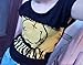 Darceil(TM) Women's Black Short Sleeve Rock Band Nirvana Print T Shirt Top (S, Black)