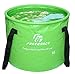 Freegrace Premium Collapsible Bucket -Multifunctional Folding Bucket -Perfect Gear for Camping, Hiking & Travel(Green, 10L)
