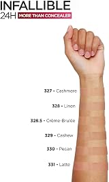 L'Oréal Paris Infallible More Than Concealer 331 Latte - Full Coverage view 3