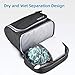 VAGREEZ Toiletry Bag, Upgraded Hanging Travel Toiletry Organizer Kit with Heavy-duty Zippers Waterproof Comestic Bag Dop Kit for Men or Women (Dark-Black)