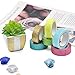 Yanqueens DIY Glitter Washi Tape Set - 12 Rolls Decorative Sparkle Bujo Tape Perfect Art, Decor, Scrapbook,Crafts and for Kids Gift