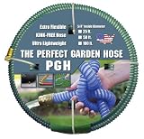 Tuff-Guard Kink-Proof Garden Hose, Green, 5/8" Male and Female GHT Connection, 5/8" ID, 100' Length
