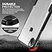 DAUPIN for iPhone Xs Case iPhone X Clear Case Protective Heavy Duty TPU Shatterproof Bumper Edges Crystal Clear Hard PC Back Cover for Apple iPhone Xs/X Black+Clear