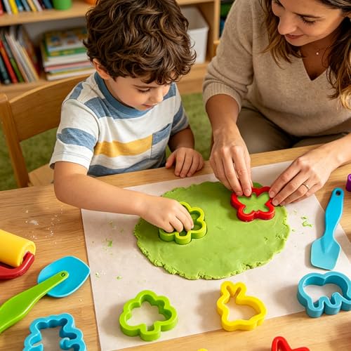 SZSMW 23 Piece Modelling Clay Accessories – Suitable for Early Learning Families, Kindergartens and Kindergartens