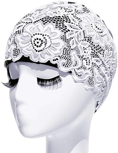 sanniya Long Hair Swimming Cap PU Coating Ladies personalized Lace swimming cap