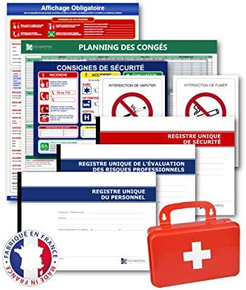 Pack Affichage Obligatoire Entreprise 2025 - Registres Et Panneaux - Conformité Légale
